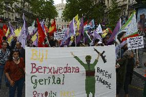 Demonstration Of The Kurdish Community Of France - Paris
