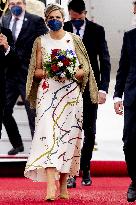 Dutch Royals Arrive At Brandenburg Airport - Berlin