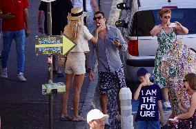 Frida Aasen And Boyfriend On Board A Yacht - St Tropez