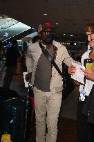 Exclusive Lucien Jean Baptiste At Nice Airport