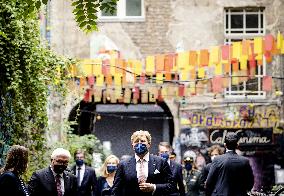 Dutch Royals Visit Anne Frank Center - Berlin