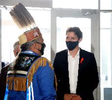 PM Trudeau Visits  Shingwauk Kinoomaage Gamig - Ontario