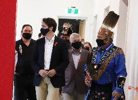 PM Trudeau Visits  Shingwauk Kinoomaage Gamig - Ontario