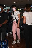 Exclusive Clotilde Hesme At Nice Airport