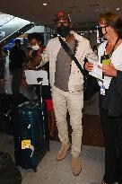 Exclusive Lucien Jean Baptiste At Nice Airport