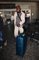 Exclusive Lucien Jean Baptiste At Nice Airport