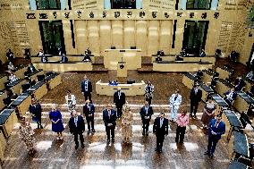 Dutch Royals Visit The Bundesrat - Berlin
