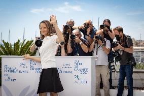 Cannes - Jodie Foster Recieves An Honorary Palme D'Or Photocall