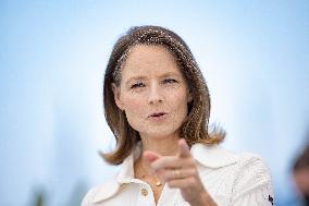 Cannes - Jodie Foster Recieves An Honorary Palme D'Or Photocall