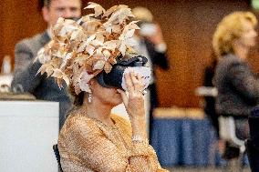 Dutch Royals Visit Dutch-German Hydrogen Sympisum - Berlin