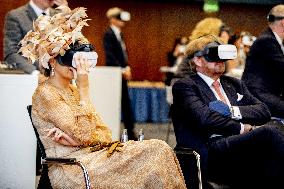 Dutch Royals Visit Dutch-German Hydrogen Sympisum - Berlin