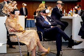 Dutch Royals Visit Dutch-German Hydrogen Sympisum - Berlin