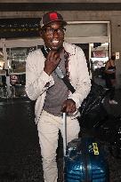 Exclusive Lucien Jean Baptiste At Nice Airport