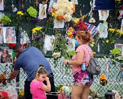 Funeral Of A Victim of Champlain Towers Collapse - Miami