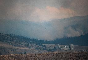 Tremont Creek Wildfire Burning In BC - Canada