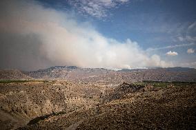 Tremont Creek Wildfire Burning In BC - Canada