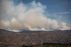 Tremont Creek Wildfire Burning In BC - Canada