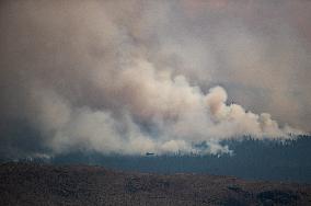 Tremont Creek Wildfire Burning In BC - Canada