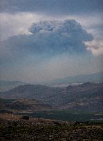 Tremont Creek Wildfire Burning In BC - Canada