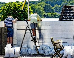 Sandbagging for Flood Protection in Netherlands