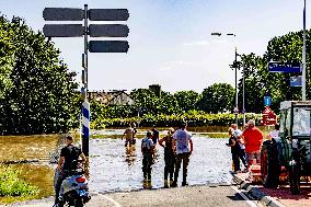 Sandbagging for Flood Protection in Netherlands