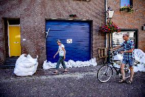 Sandbagging for Flood Protection in Netherlands