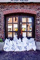 Sandbagging for Flood Protection in Netherlands