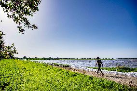 Sandbagging for Flood Protection in Netherlands