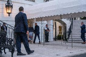 Biden Walks Off of Marine One