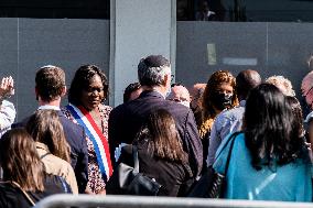 Wreath laying at the Hypercacher - Paris