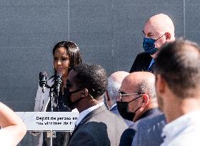 Wreath laying at the Hypercacher - Paris