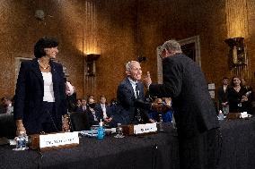 Fauci and Walensky Testify on Covid at Senate committee Hearing