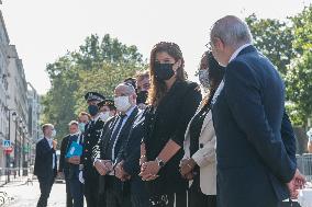 Wreath laying at the Hypercacher - Paris