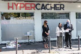 Wreath laying at the Hypercacher - Paris