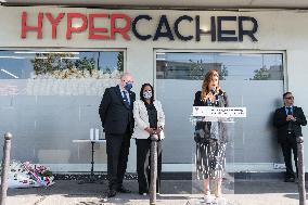 Wreath laying at the Hypercacher - Paris