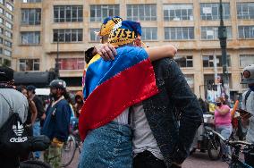 Anti-Government Protest Amid Colombia's Independence Day