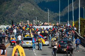 Anti-Government Protest Amid Colombia's Independence Day