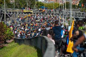 Anti-Government Protest Amid Colombia's Independence Day