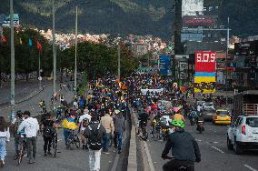 Anti-Government Protest Amid Colombia's Independence Day