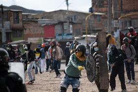 Anti-Government Protest Amid Colombia's Independence Day