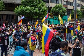 Anti-Government Protest Amid Colombia's Independence Day