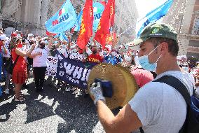 Whirlpool Workers Demonstration - Rome