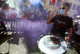 Whirlpool Workers Demonstration - Rome
