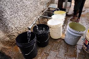 Villagers Collects Drinking Water - Rajasthan