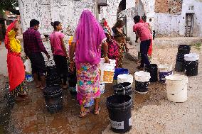 Villagers Collects Drinking Water - Rajasthan