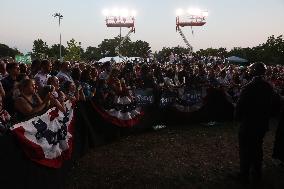 President Joe Biden participates in a campaign event for Virginia gubernatorial candidate Terry McAuliffe