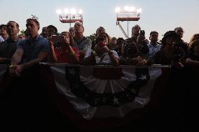 President Joe Biden participates in a campaign event for Virginia gubernatorial candidate Terry McAuliffe