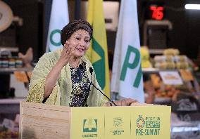 UNs Deputy Secretary-General, Amina J. Mohammed in Rome