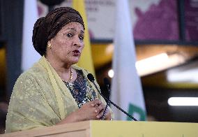 UNs Deputy Secretary-General, Amina J. Mohammed in Rome