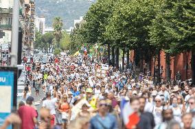 Anti-Sanitary Pass Demonstrations - Nice